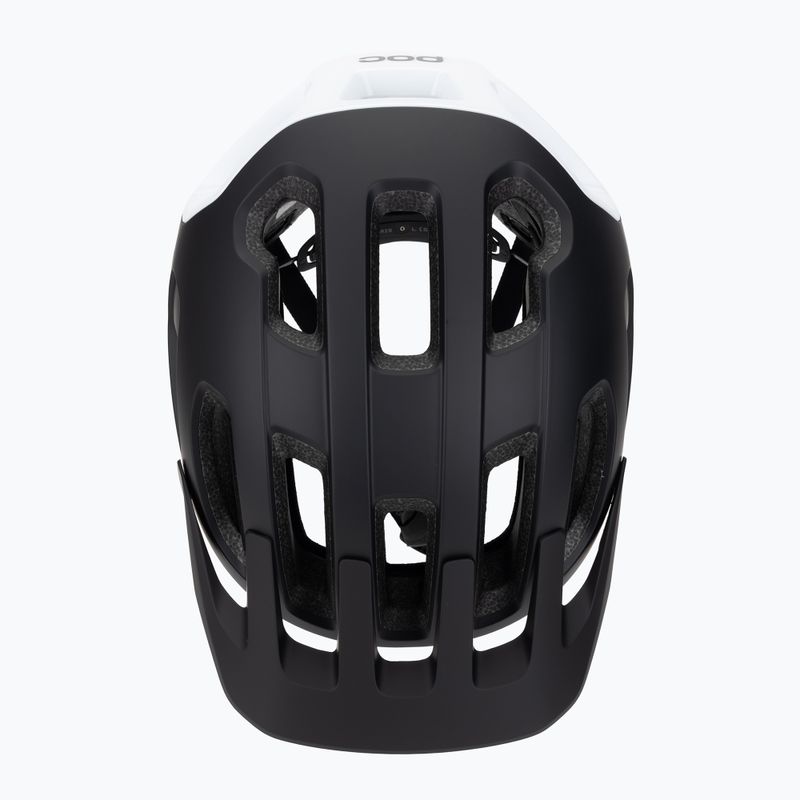 Bike helmet POC Cularis uranium black matt/hydrogen white w. logo 6
