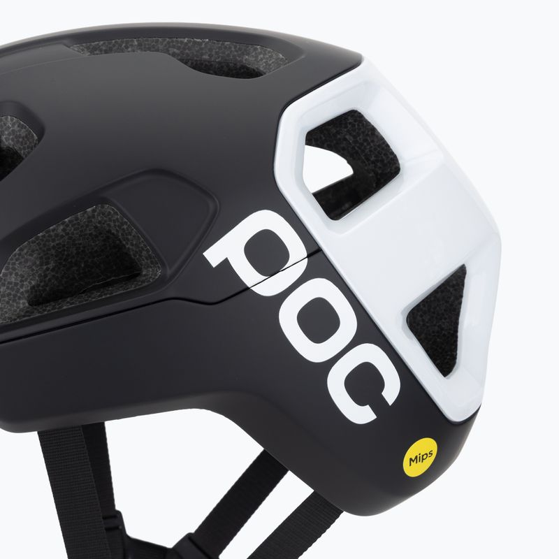 Bike helmet POC Cularis uranium black matt/hydrogen white w. logo 7