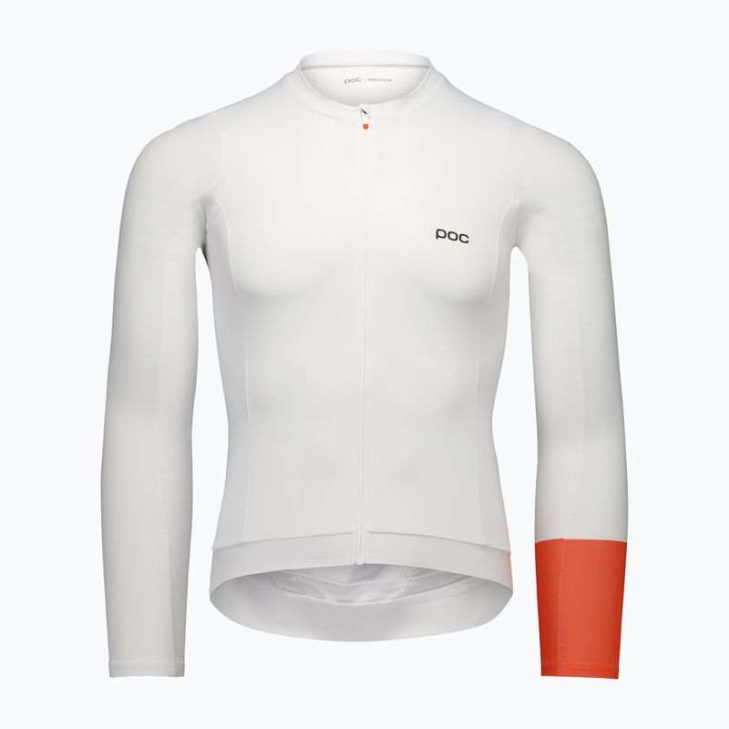 Men's cycling longsleeve POC Cadence Jersey hydrogen white
