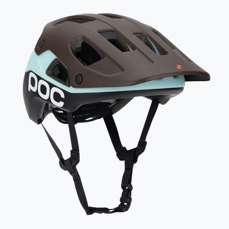 Bike helmet POC Cularis Pure bronzite brown matt/lazurite blue matt