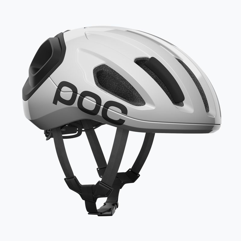 Bike helmet POC Amidal hydrogen white/uranium black matt