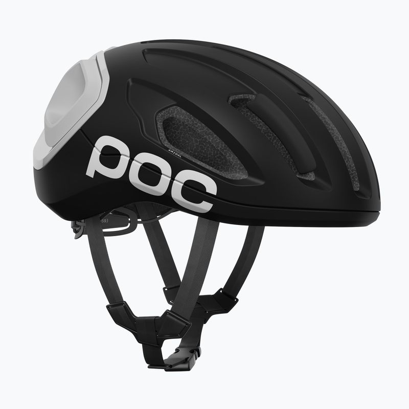 Bike helmet POC Amidal uranium black matt/hydrogen white