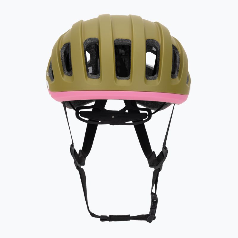 Bike helmet POC Amidal olivine green matt/thulite pink matt 2