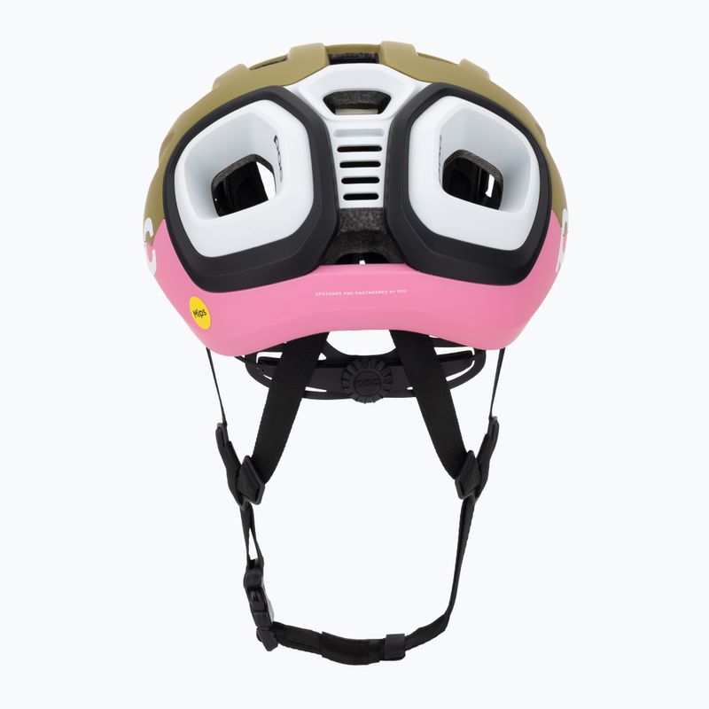 Bike helmet POC Amidal olivine green matt/thulite pink matt 4
