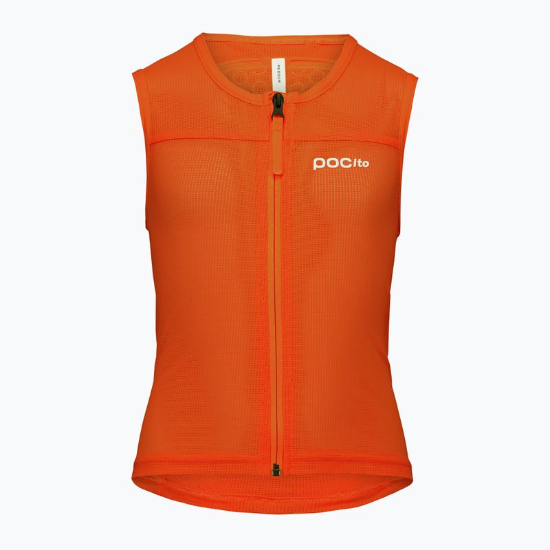 Children's protective vest POC Pocito VPD Air Vest Jr fluorescent orange