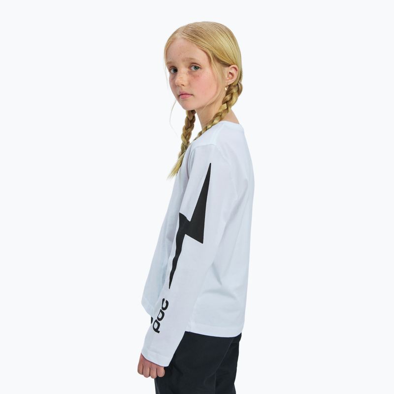 Children's longsleeve POC Tee Jr blixten white 5
