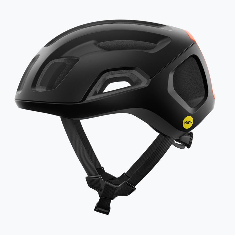 POC Ventral Air MIPS bicycle helmet uranium black matt/fluorescent orange matt 2