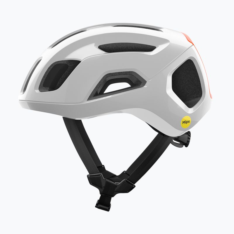 POC Ventral Air MIPS hydrogen white/fluorescent orange bicycle helmet 2