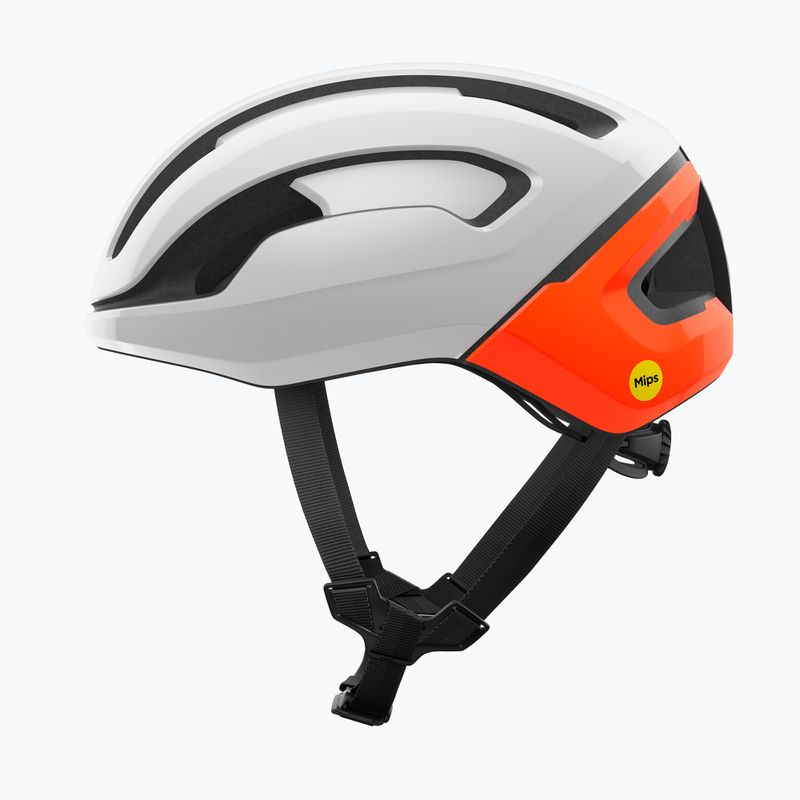 Bike helmet POC Omne Air MIPS hydrogen white/fluorescent orange 2