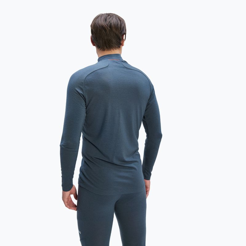 Men's thermal base layer POC Layer Merino Mock Neck Jersey sylvanite grey 3