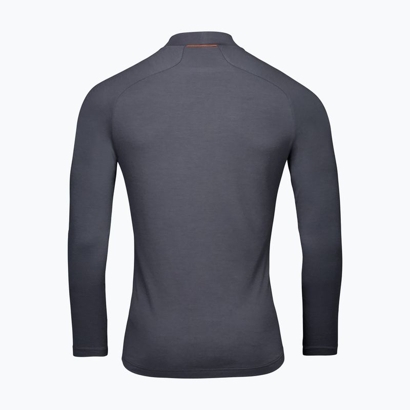 Men's thermal base layer POC Layer Merino Mock Neck Jersey sylvanite grey 5