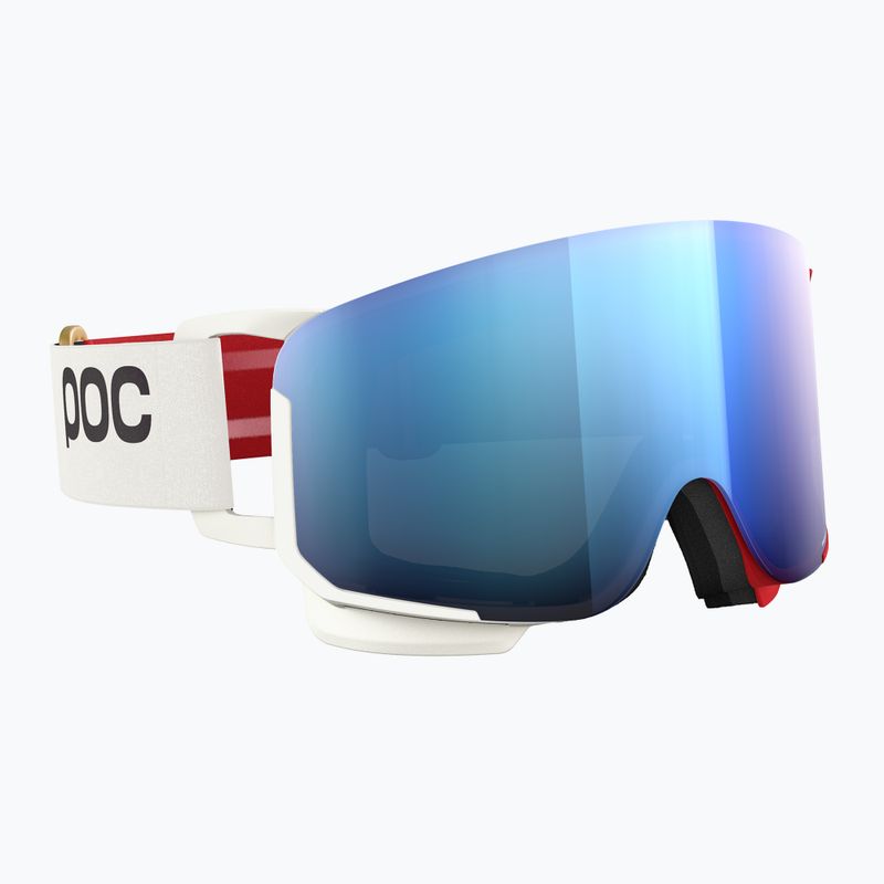 Ski goggles POC Nexal rouge/blanc/partly sunny blue