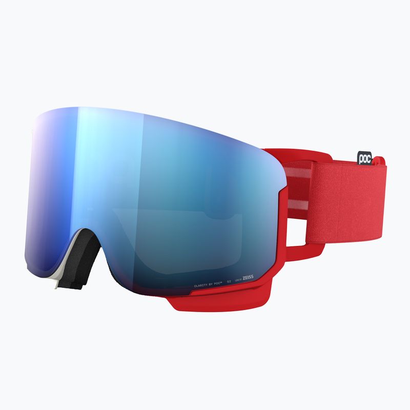 Ski goggles POC Nexal rouge/blanc/partly sunny blue 2