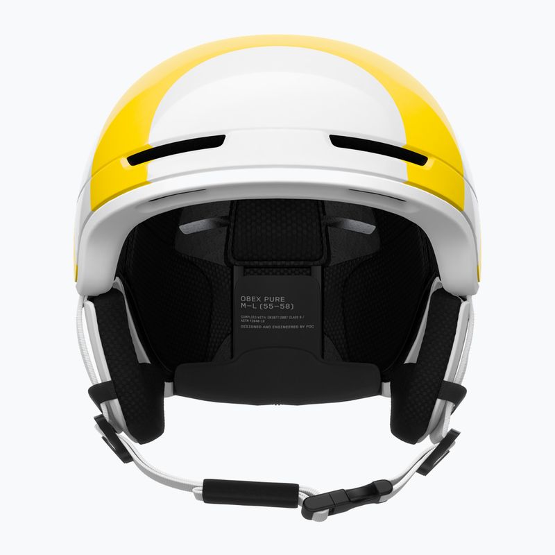 Ski helmet POC Obex Pure jaune/blanc 3