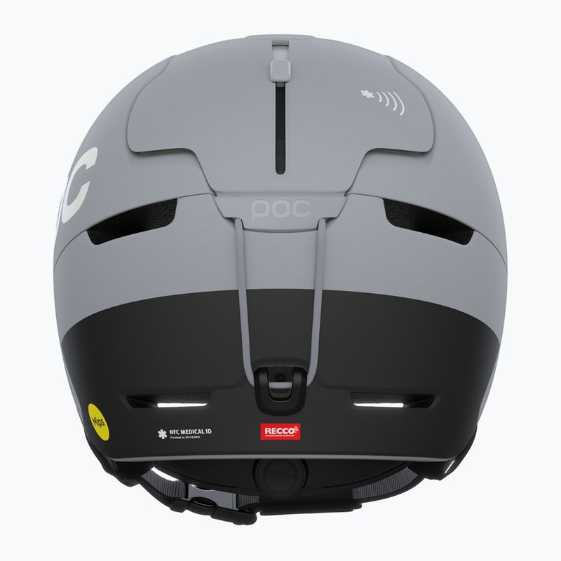 Ski helmet POC Obex BC MIPS granite grey matt 4