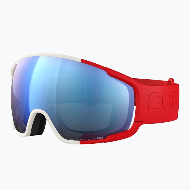 Ski goggles POC Zonula rouge/blanc/partly sunny blue 7