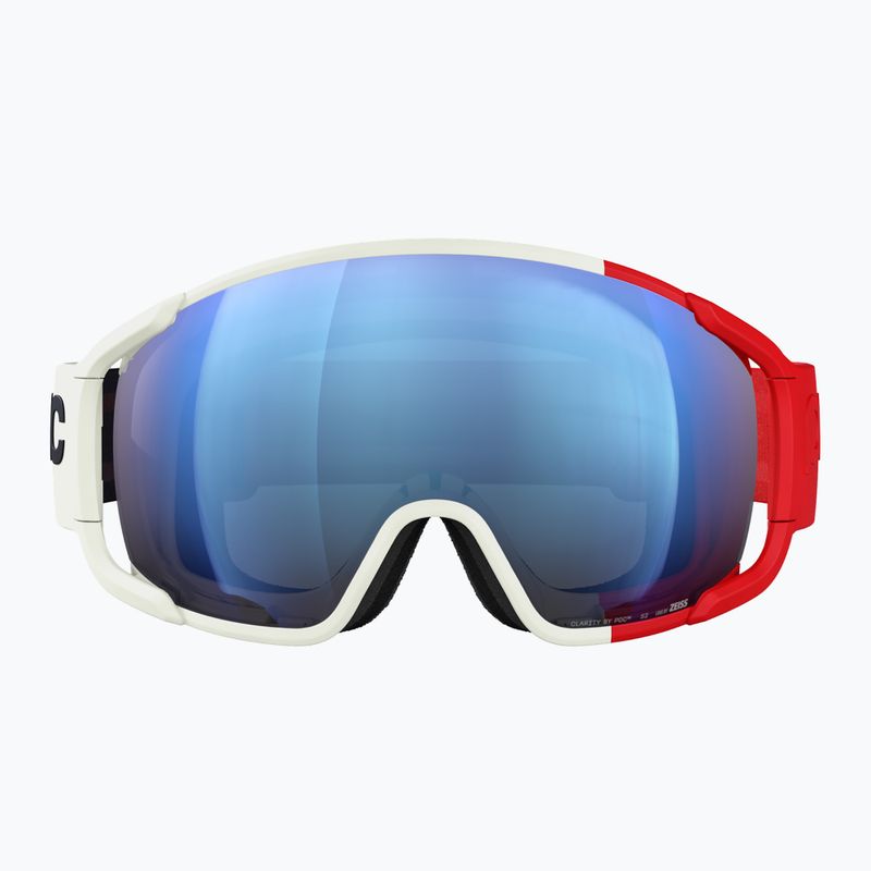 Ski goggles POC Zonula rouge/blanc/partly sunny blue 8