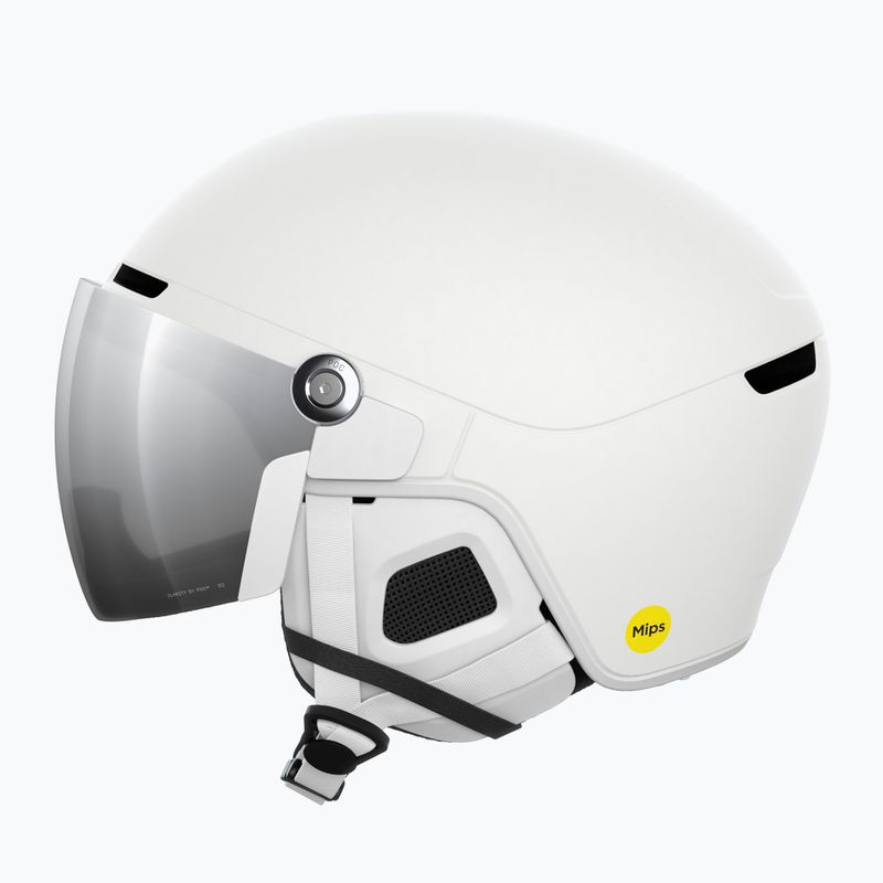 Ski helmet POC Obex Visor Hydrogen white matt/clarity u/partly sunny/silver 2