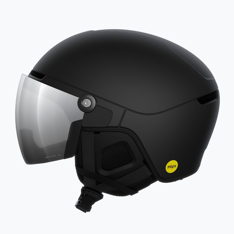 Ski helmet POC Obex Visor uranium black matt/clarity u/partly sunny/silver 2