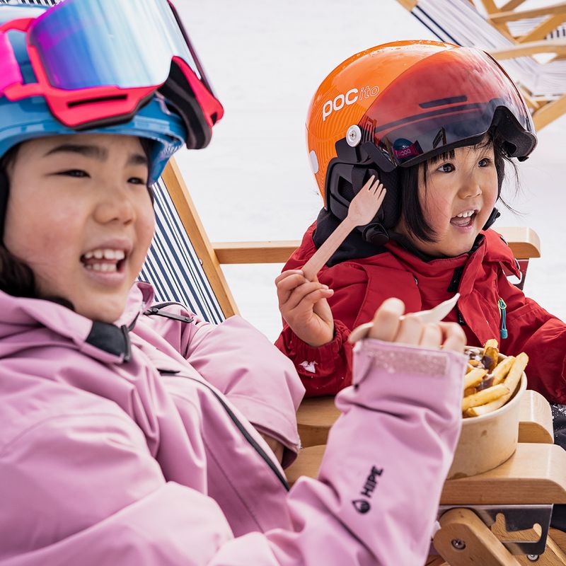 Children's ski helmet POC POCito Obex Visor S2 Jr fluorescent orange 11