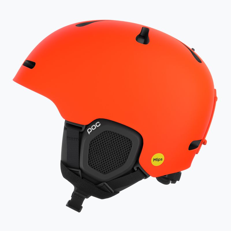 Ski helmet POC Fornix MIPS fluorescent orange matt 2
