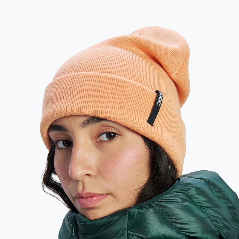Winter hat POC Beanie Flat apricot sunstone 2