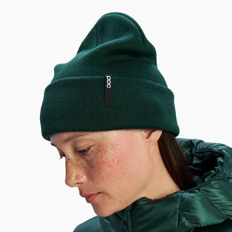 Winter hat POC Beanie Flat pargasite green 2
