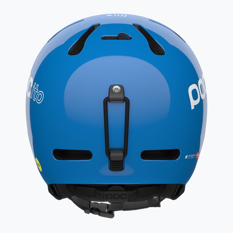 Children's ski helmet POC POCito Fornix MIPS fluorescent blue 4