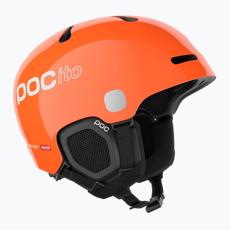 Children's ski helmet POC POCito Fornix MIPS fluorescent orange