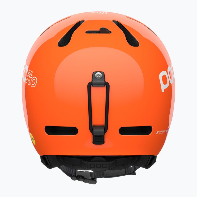 Children's ski helmet POC POCito Fornix MIPS fluorescent orange 4