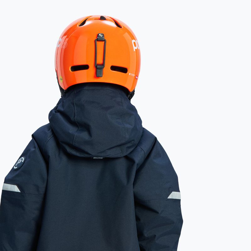 Children's ski helmet POC POCito Fornix MIPS fluorescent orange 10