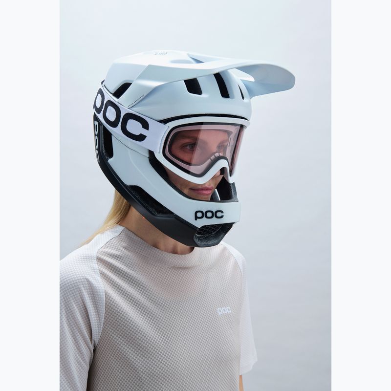 Bike goggles POC Ora hydrogen white/clarity trail/cloudy brown 5