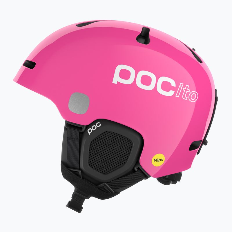 Children's ski helmet POC POCito Fornix MIPS fluorescent pink 2