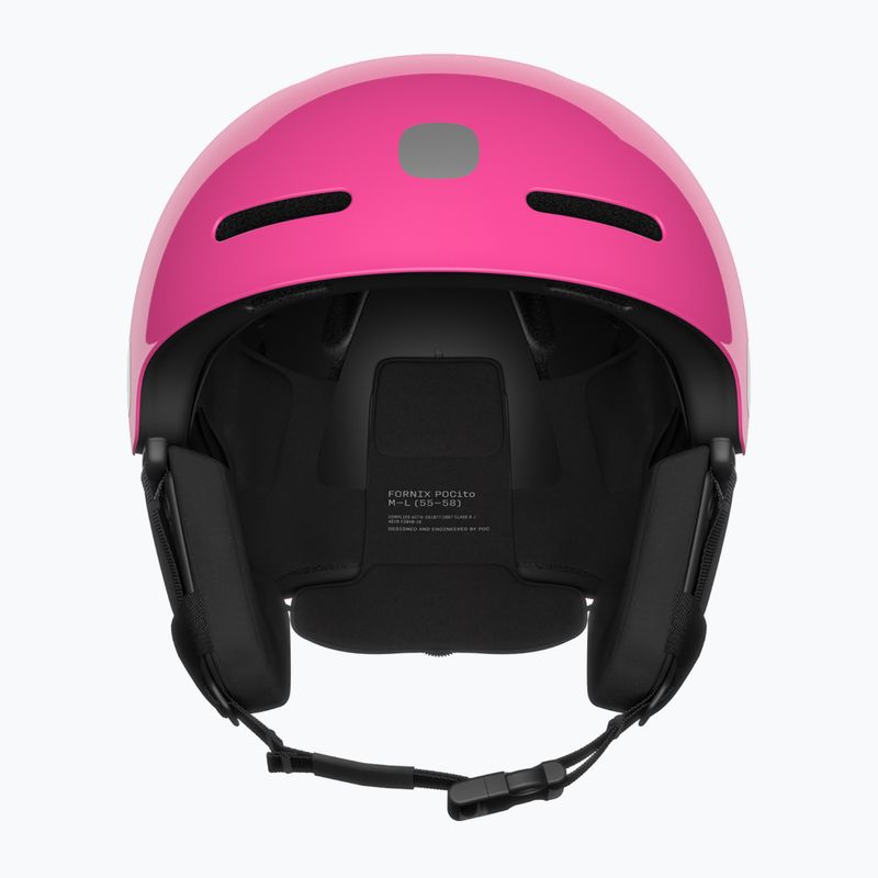 Children's ski helmet POC POCito Fornix MIPS fluorescent pink 3