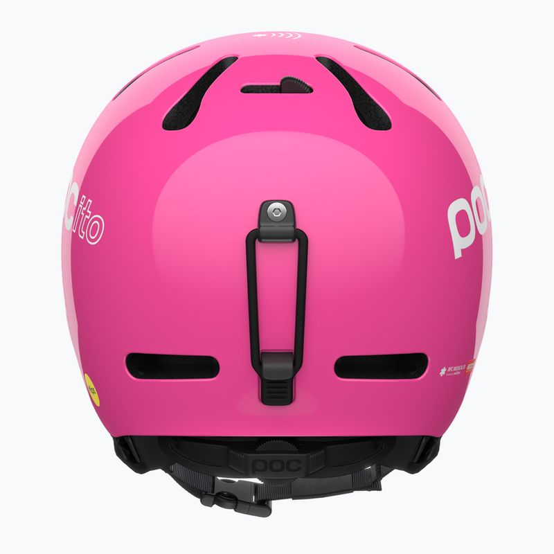 Children's ski helmet POC POCito Fornix MIPS fluorescent pink 4