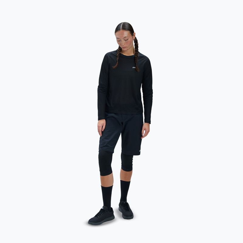 Women's cycling longsleeve POC Motion Air uranium black 2