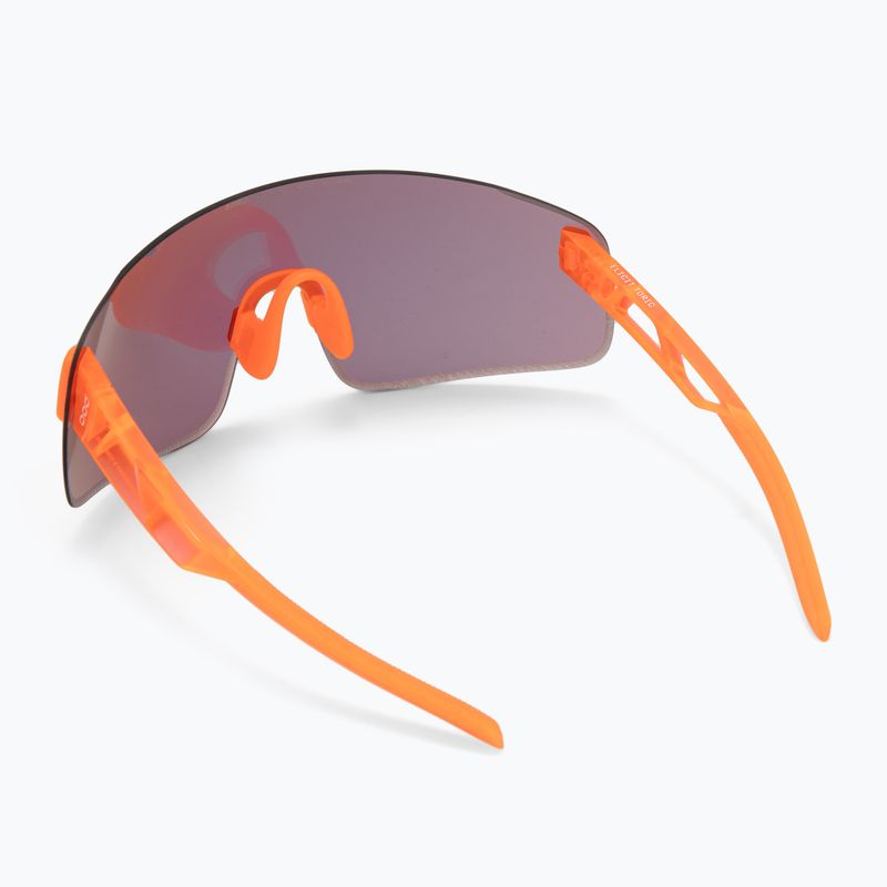 POC Elicit Toric fl.orange translucent/clarity road/partly sunny gold sunglasses 3