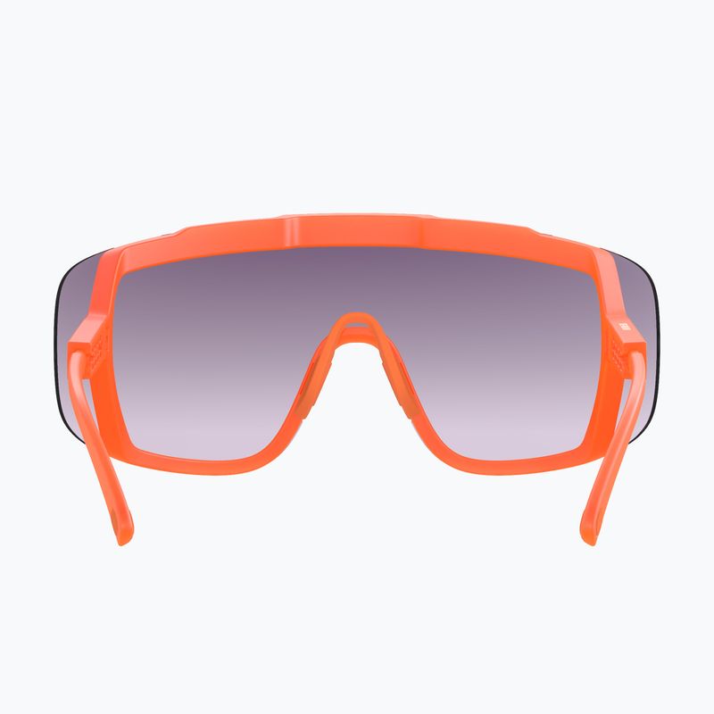 POC Devour fl.orange translucent/clarity road/partly sunny gold sunglasses 3
