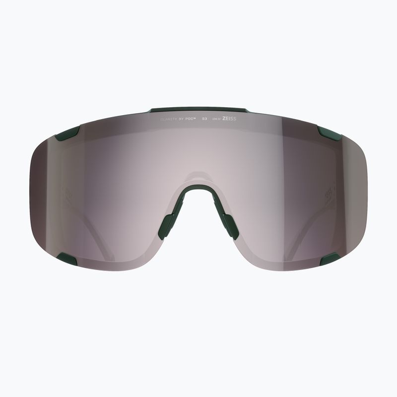 POC Devour pargasite green/clarity road/sunny silver sunglasses 2