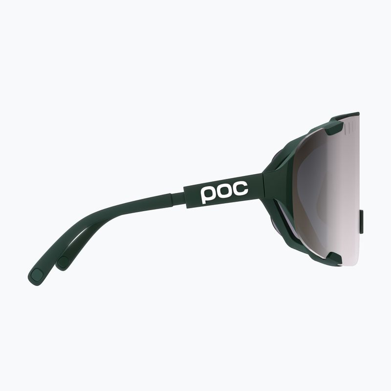 POC Devour pargasite green/clarity road/sunny silver sunglasses 4
