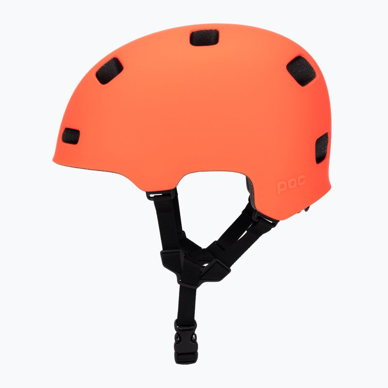 Bike helmet POC Crane MIPS fluorescent orange matt 3