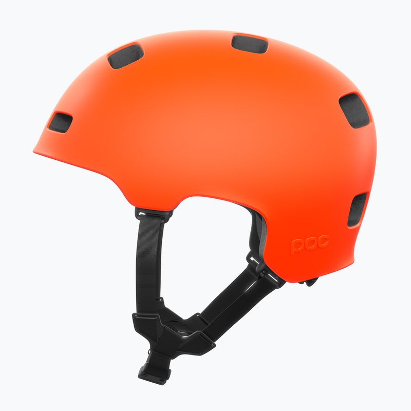 Bike helmet POC Crane MIPS fluorescent orange matt 2