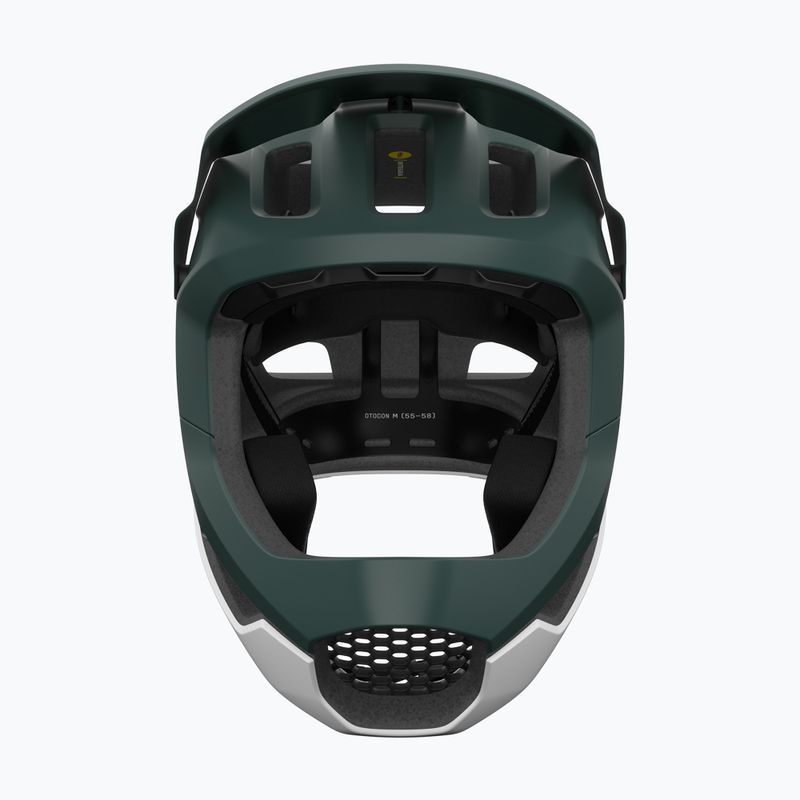 POC Otocon Race MIPS bike helmet pargasite green matt/hydrogen white matt 3