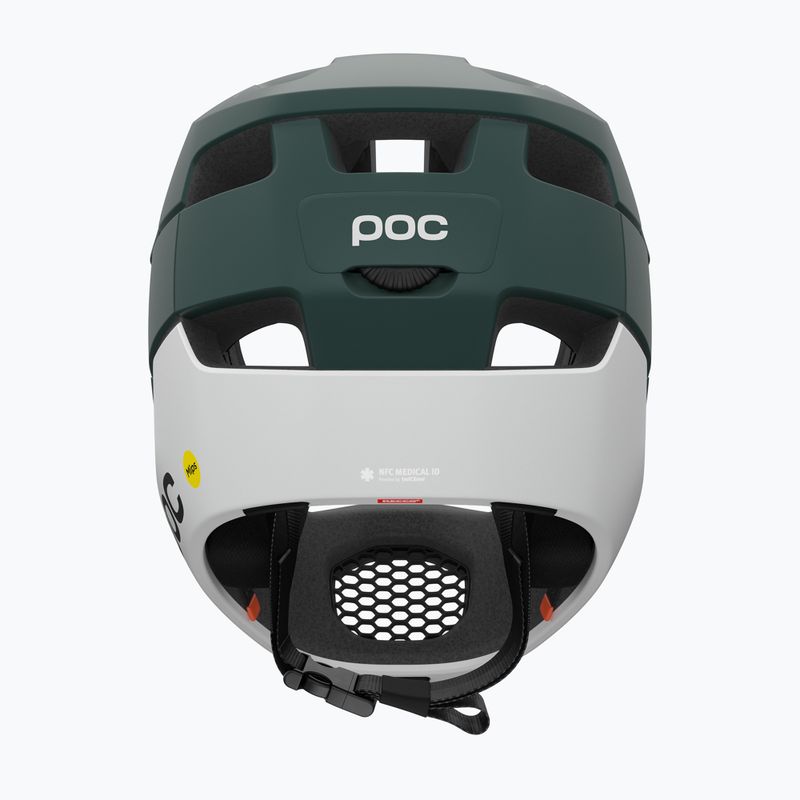 POC Otocon Race MIPS bike helmet pargasite green matt/hydrogen white matt 4