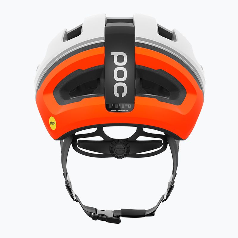 Bike helmet POC Omne Beacon MIPS hydrogen white/fluorescent orange matt 4
