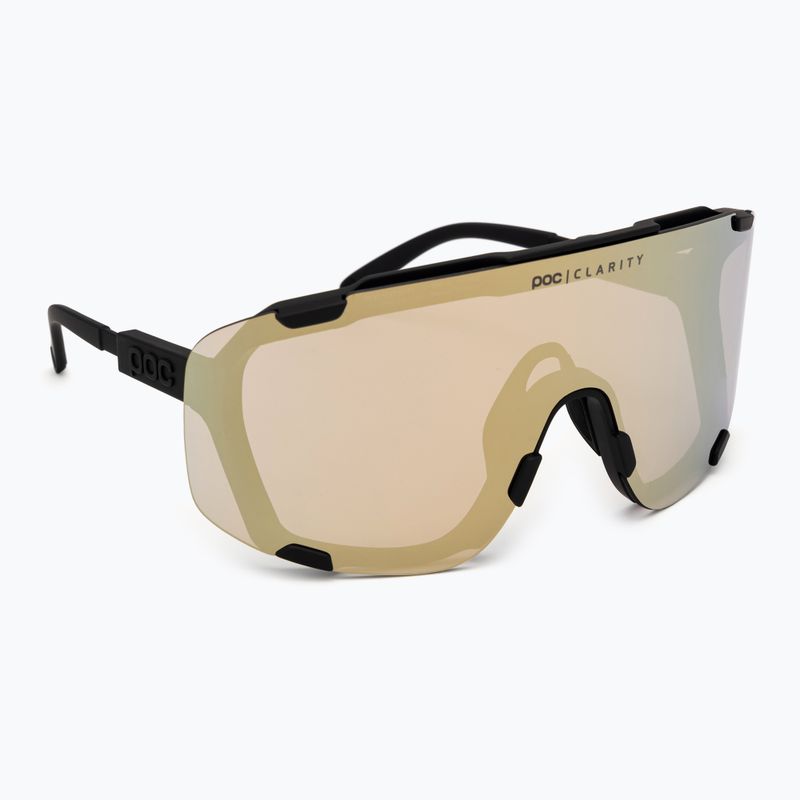 POC Devour uranium black/clarity road/partly sunny gold sunglasses 2