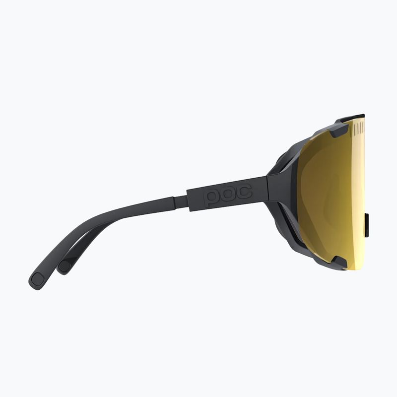 POC Devour WF uranium black/clarity road/partly sunny gold sunglasses 4