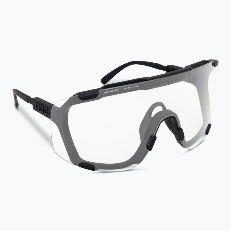 POC Devour Photochromic uranium black/clarity photochromic/changeable grey sunglasses