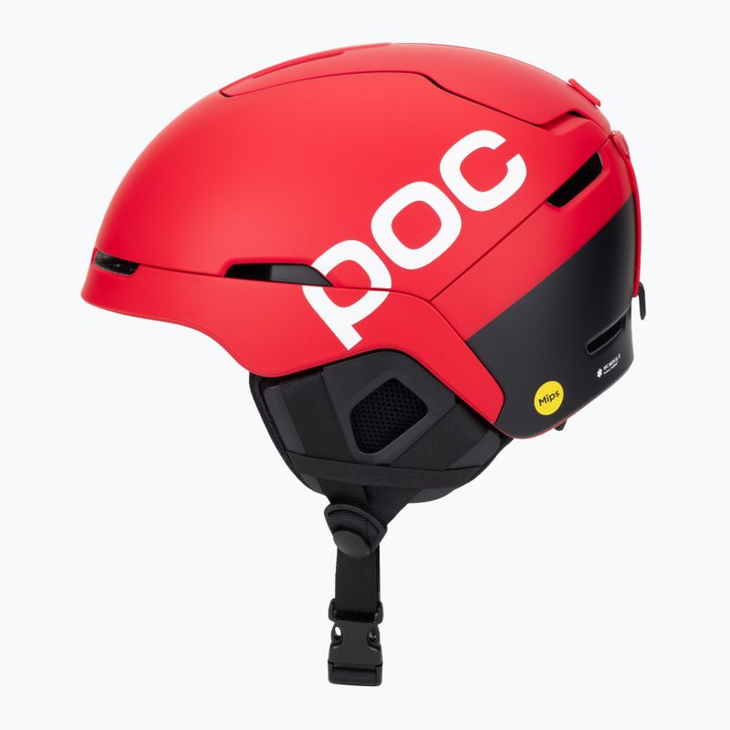 Ski helmet POC Obex BC MIPS prismane red matt 3