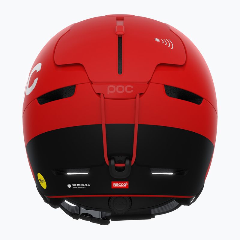 Ski helmet POC Obex BC MIPS prismane red matt 3